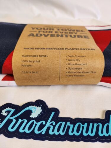 Knockaround x USMNT Soccer Microfiber Towel TOP Quality Light Weight Official USA Mens Soccer