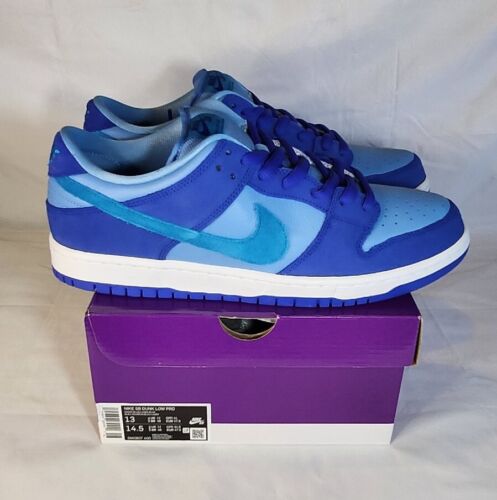 Nike SB Dunk Low Pro Blue Raspberry Mens Size 13 Fruity Pack Racer Laser Blue🔥