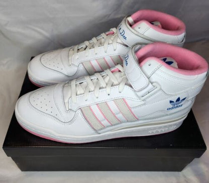 Adidas Forum 84 Mid ADV x Lil Dre Mens Size 12 Skate High White /Pink /Blue 🔥🔥
