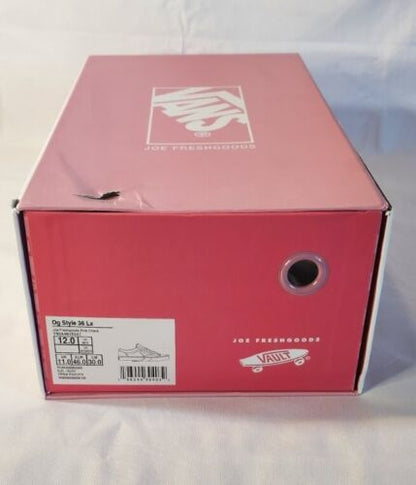 JFG Joe FreshGoods x VANS OG Style 36 Lx Pink Honeymoon Mens Size 12 Old Skool