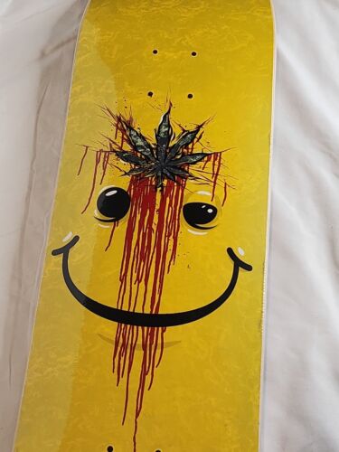 Strangelove 420 Skateboards Mr. Nice Guy Deck Art By Todd Bratrud Hidden WEED