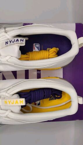 Nike SB Nyjah Free 2 NBA Lakers LeBron | Mens Sz 12 | + Yellow & Purple Laces!🔥