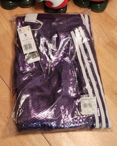 Adidas x KoRn Purple Sequin Track Pants | Size SMALL | NWT 30th Anniversary 🔥