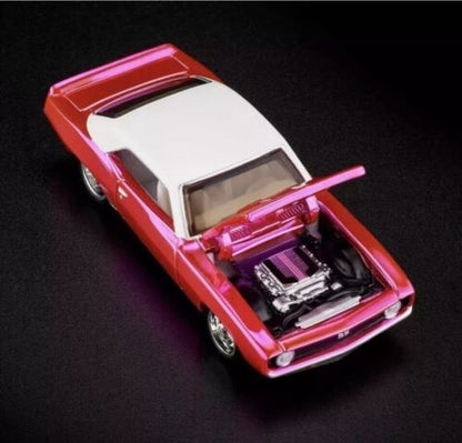 RLC Hot Wheels Collectors 1969 Chevy Camaro Pink SS Opening Hood RLC Exclusive!