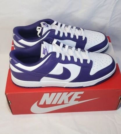 Nike Dunk Low Retro "Court Purple" | Mens Size 11.5 | White Purple Leather NEW