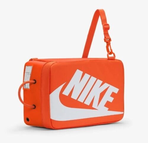 Nike Shoe Box Bag Orange White Crossbody Strap Fits Up to Size 13 NEW