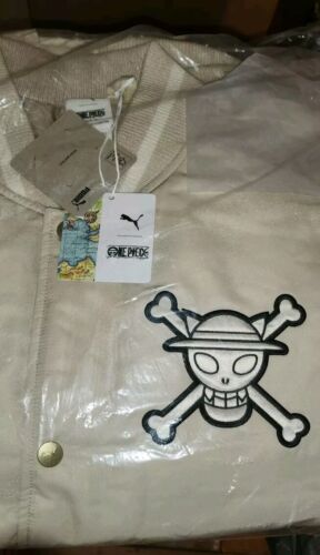 Puma x One Piece Luffy Varsity Jacket  | Size LARGE | Gear 5 Anime Devil Fruit