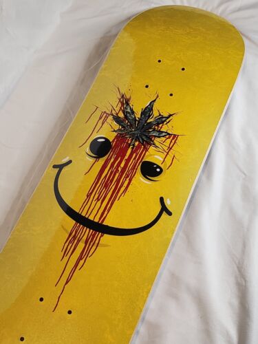 Strangelove 420 Skateboards Mr. Nice Guy Deck Art By Todd Bratrud Hidden WEED