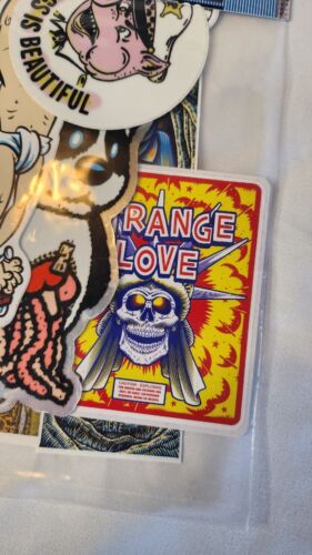 Strangelove Stickers Volume #3 Mixtape - Captain Spalding Panda Jesus Elf Pigs