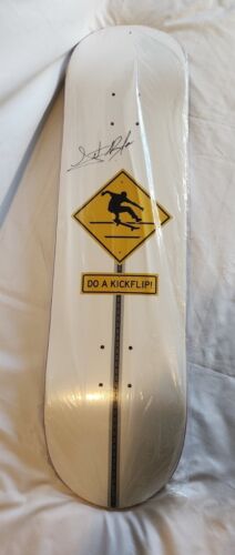 2 DO A KICKFLIP! Leticia Bufoni Signed Deck WHITE & BLACK Autographed Berrics