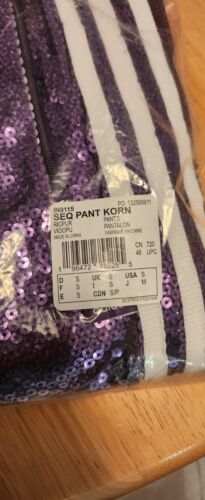 Adidas x KoRn Purple Sequin Track Pants | Size SMALL | NWT 30th Anniversary 🔥