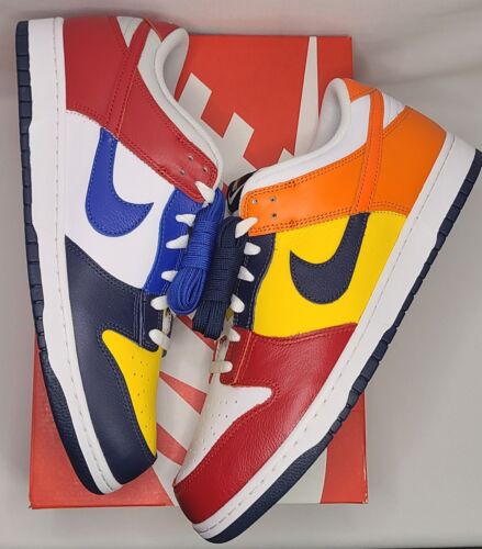 Nike Dunk Low CO.JP What The Dunk | Mens Size 12.5 | Navy Red Grey Orange P. Rod