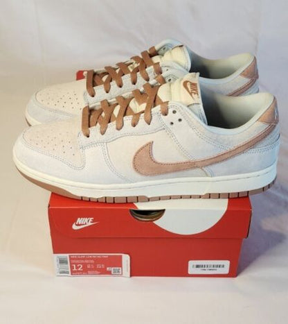 Nike Dunk Low Retro | Mens Size 12 | Fossil Rose Phantom Summit White Suede NWB