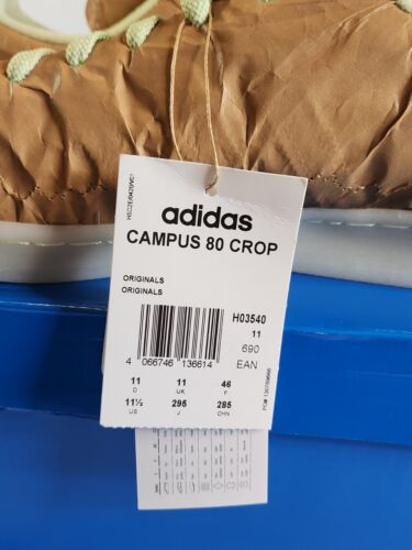 Adidas Campus 80s "Crop 420" Mens Size 11.5 Tear Away Materials New 2023 Sneaker
