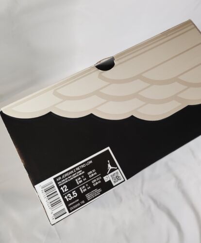 Air Jordan 2 Retro Low Melon Tint Mens Size 12 Brand New Off-White Orange Cream
