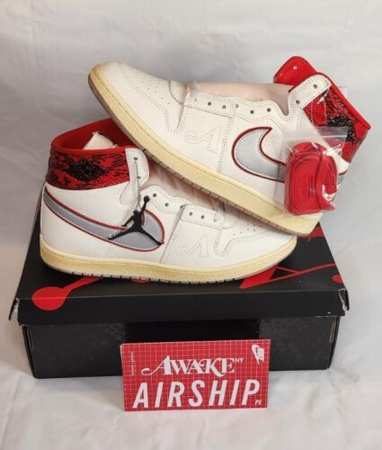 Awake NY x Jordan Air Ship PE SP | Mens 12 | University Red White Jordan Hangtag