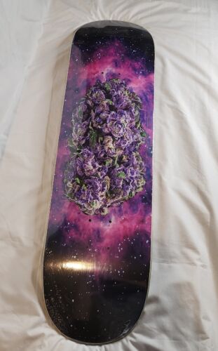 Strangelove 420 Skateboards COSMIC NUG Deck Art By Todd Bratrud Stoner Holiday Art